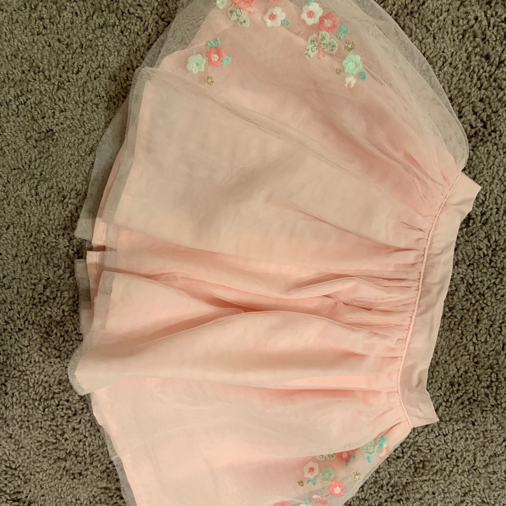 Floral tutu style skirt
